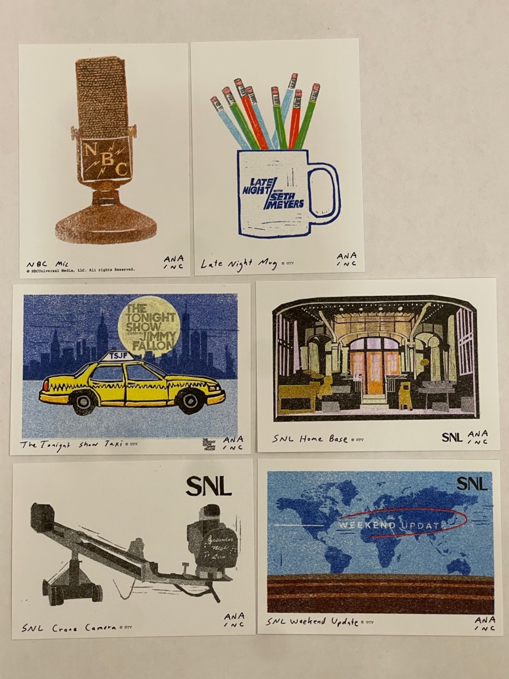 Anastasia Inciardi NBC Studios Mini Prints Set